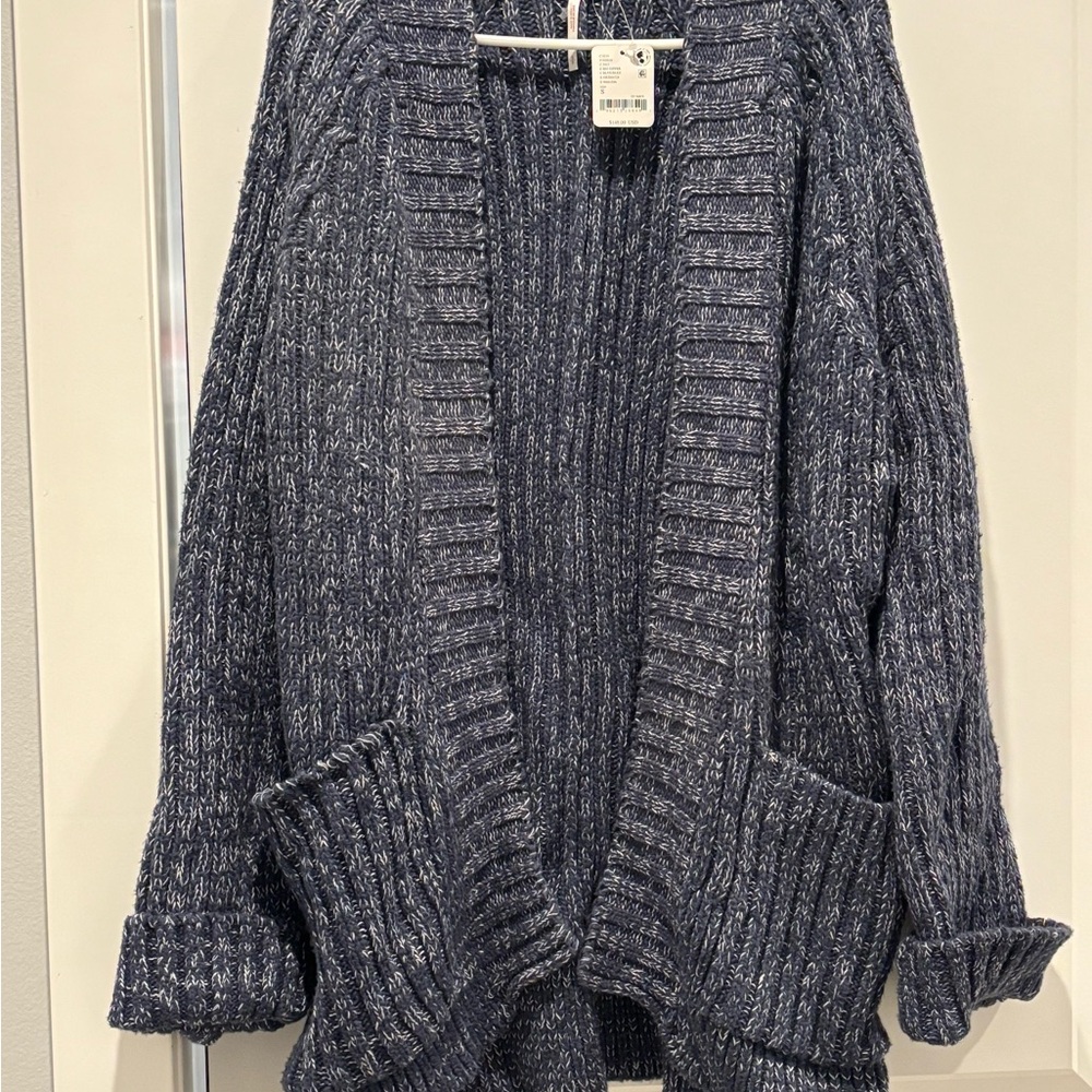 Free People Cozy Knit Women's Sweater - Blue